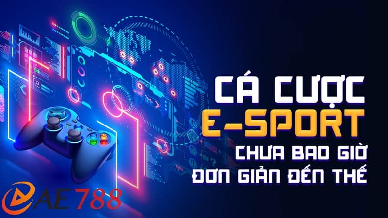 Sân chơi cá cược Esport mới lạ thu hút người chơi.